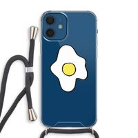 Spiegelei: iPhone 12 Transparant Hoesje met koord