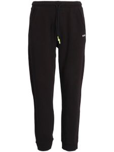 BOSS pantalon de jogging à logo brodé - Noir