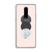 Marmeren cirkels: OnePlus 8 Transparant Hoesje