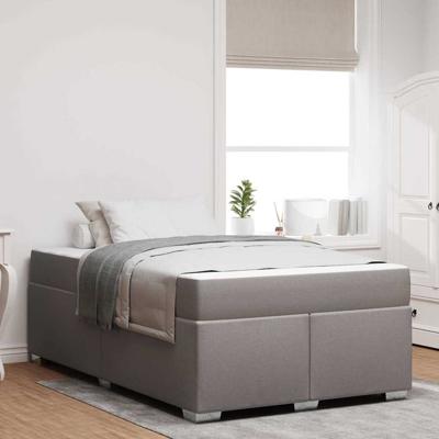 Bedframe Taupe 120 x 190 cm Stof