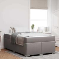 Bedframe Taupe 120 x 190 cm Stof
