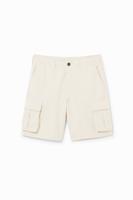 Effen cargo shorts - WHITE - 36