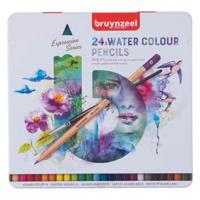 Bruynzeel expression aquarelpotloden blik 24