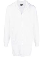 Comme des Garçons Homme Plus hoodie à ourlet asymétrique - Blanc