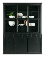 WOOOD Vitrinekast 'Lagos', kleur Zwart