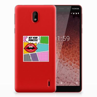 Nokia 1 Plus | Sillicone Back Cover | Popart Princess