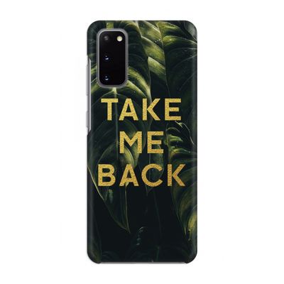 Take me back: Volledig geprint Samsung Galaxy S20 Hoesje