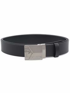 Philipp Plein ceinture en cuir à boucle - Noir