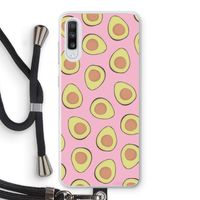 Dancing avocados: Samsung Galaxy A70 Transparant Hoesje met koord