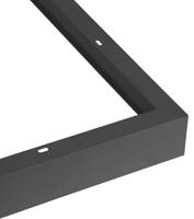 Opbouwframe voor LED paneel 120x30x5cm zwart - 5417884