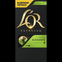 L&apos;OR Espresso Aluminium Capsules Lungo Elegante 10 Stuks 52 g bij Jumbo