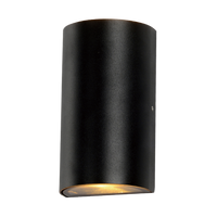 Wandlamp moderne buitenverlichting Fresno zwart