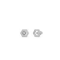 Dames oorbellen Guess JUBE04651JWRHT-U Zilverkleurig