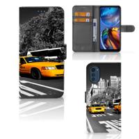 Motorola Moto E32 | Moto E32s | Flip Cover | New York Taxi