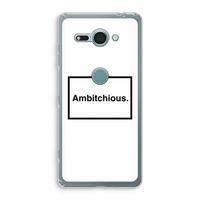 Ambitchious: Sony Xperia XZ2 Compact Transparant Hoesje Ambitchious: Sony Xperia XZ2 Compact Transparant Hoesje