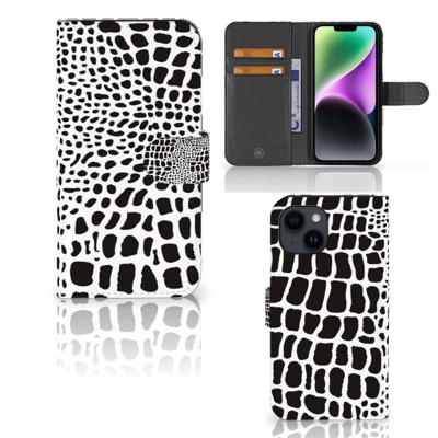 iPhone 15 | Telefoonhoesje | Met pasjeshouder | Slangenprint