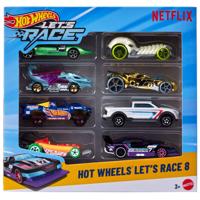 Hot Wheels Let's Race die-cast pack 8-delig
