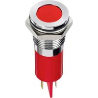 APEM Q14F1CXXR24E LED-signaallamp Rood FLUSH 10 mcd