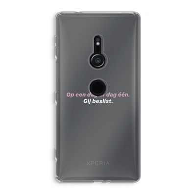 gij beslist: Sony Xperia XZ2 Transparant Hoesje