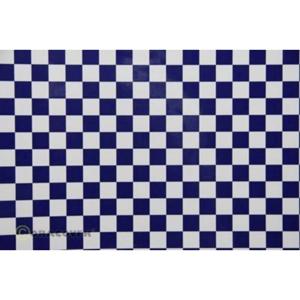 Oracover 44-010-052-010 Strijkfolie Fun 4 (l x b) 10 m x 60 cm Wit, Donkerblauw