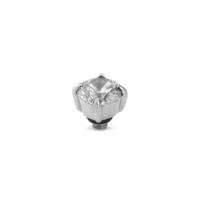 Melano Twisted Glint Steentje Crystal | Zilver Melano Twisted Glint Steentje Crystal | Zilver