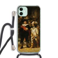 De Nachtwacht: iPhone 11 Transparant Hoesje met koord