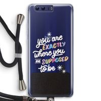 Right Place: Honor 9 Transparant Hoesje met koord