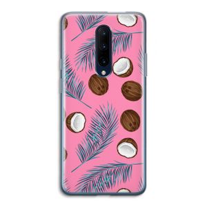Kokosnoot roze: OnePlus 7 Pro Transparant Hoesje