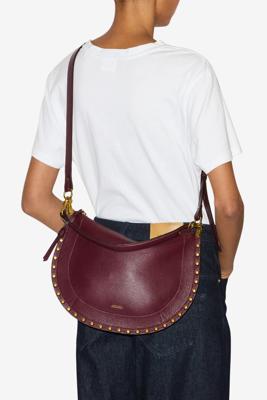 Isabel Marant crossbody Oskan Soft Zip BF0066FA-C3C22M burgundy