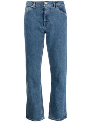 PS Paul Smith jean court à taille mi-haute - Bleu