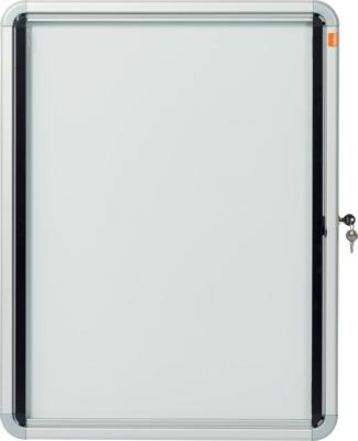 Nobo Premium Plus binnenvitrine, draaideur met slot, magnetisch, 4 x A4