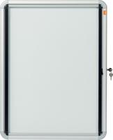 Nobo Premium Plus binnenvitrine, draaideur met slot, magnetisch, 4 x A4