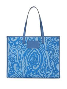 ETRO sac cabas à imprimé cachemire - Bleu