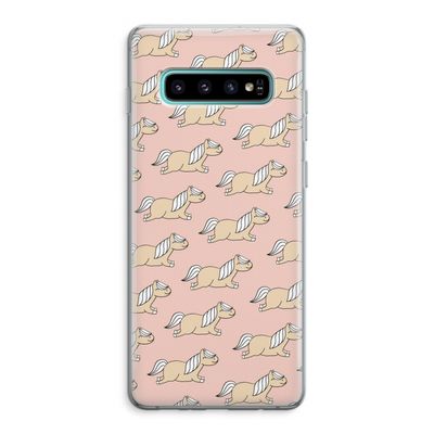 Ponys: Samsung Galaxy S10 Plus Transparant Hoesje