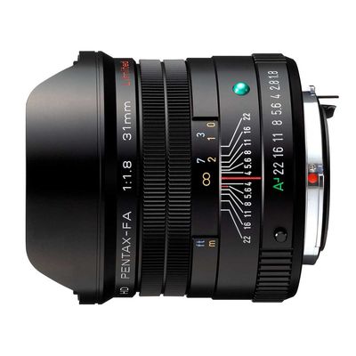 Pentax HD FA 31mm f/1.8 Limited K-mount objectief Zwart Pentax HD FA 31mm f/1.8 Limited K-mount objectief Zwart