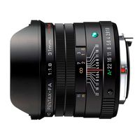 Pentax HD FA 31mm f/1.8 Limited K-mount objectief Zwart