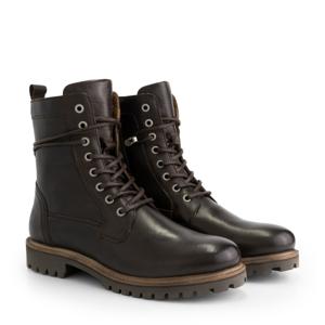 Travelin&apos; Men - lace-up boot casual - Donkerbruin - Maat 45