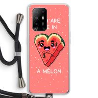 One In A Melon: Oppo A95 5G Transparant Hoesje met koord