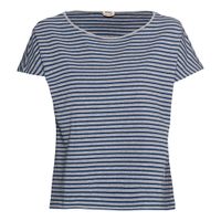 Streepjesshirt, grijs/jeansblauw-gemêleerd 44/46 - thumbnail