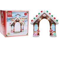 Kerstversiering Lifetime Multicolour Huisje Snoepjes 290 x 70 x 270 cm Opblaasbaar