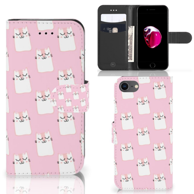 iPhone 7 | 8 | SE (2020) | SE (2022) | Telefoonhoesje | Met pasjeshouder | Sleeping Cats