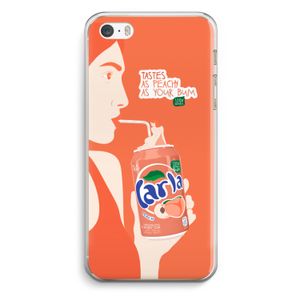 Peach please!: iPhone 5 / 5S / SE Transparant Hoesje