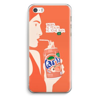 Peach please!: iPhone 5 / 5S / SE Transparant Hoesje