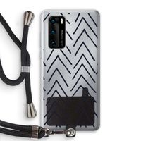 Marrakech Arrows: Huawei P40 Transparant Hoesje met koord Marrakech Arrows: Huawei P40 Transparant Hoesje met koord