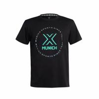Sport T-shirt Korte Mouwen Munich Zwart - Maat: L