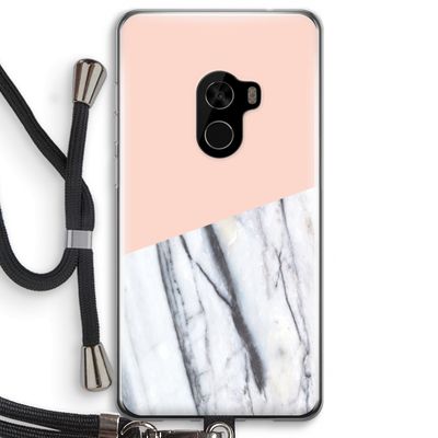 A touch of peach: Xiaomi Mi Mix 2 Transparant Hoesje met koord