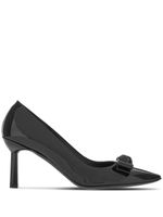 Ferragamo escarpins vernies Vara 70 mm à nœud - Noir