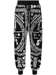 KTZ pantalon de jogging à imprimé Church - Noir