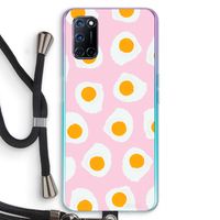 Dancing eggs: Oppo A92 Transparant Hoesje met koord