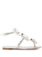 Giambattista Valli sandales Pop-Bow - Argent